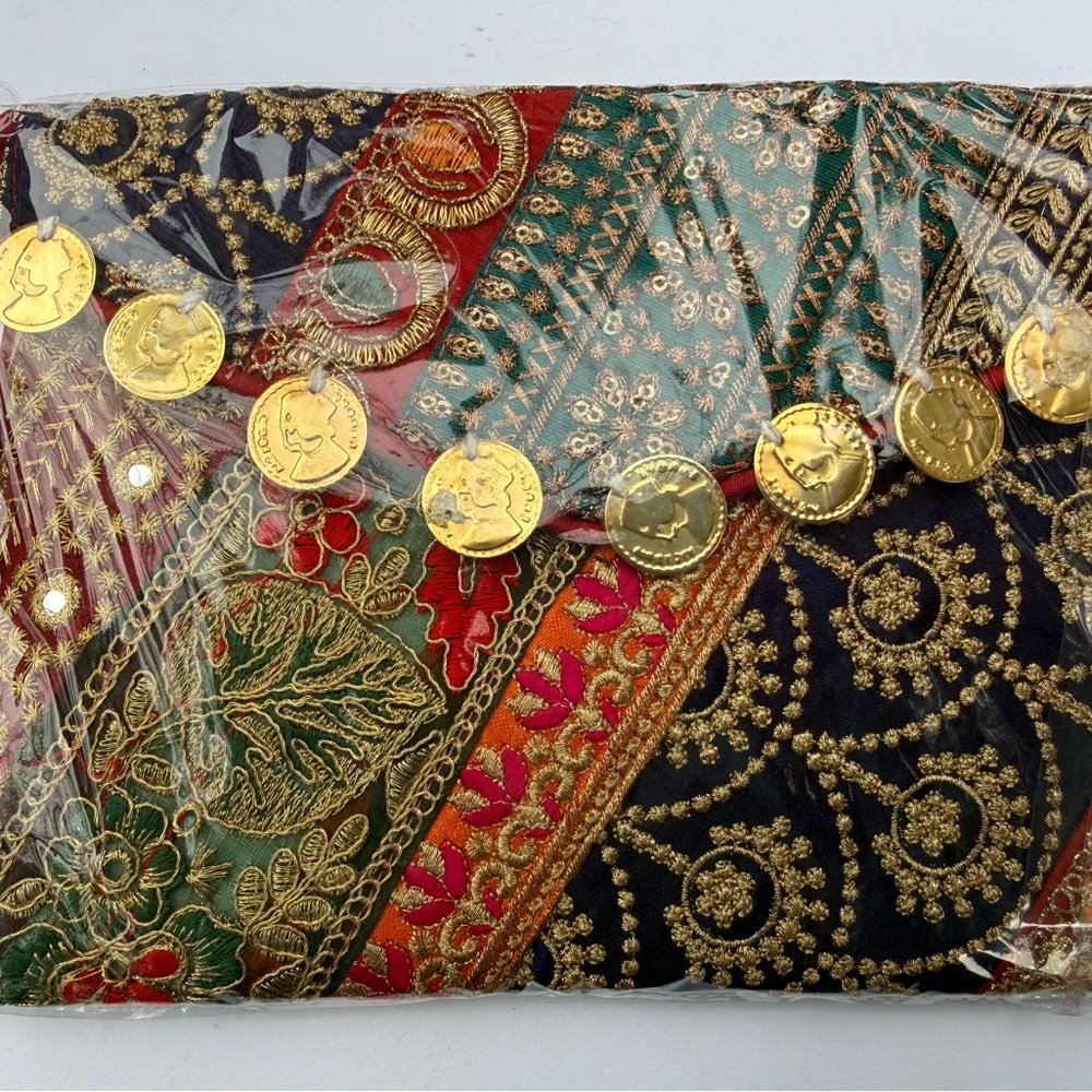 India Boutique Multicolor Embroidered Clutch $25 each - Picture 5 of 16